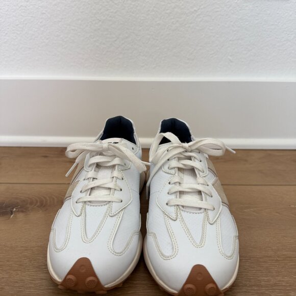 Womens New Balance 327 Sneakers Shoes - White Leather 8.5 - Picture 3 of 9
